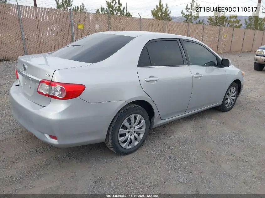 2T1BU4EE9DC110517 2013 Toyota Corolla Le