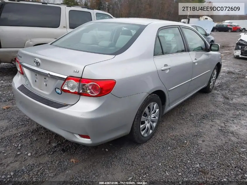 2T1BU4EE9DC072609 2013 Toyota Corolla Le