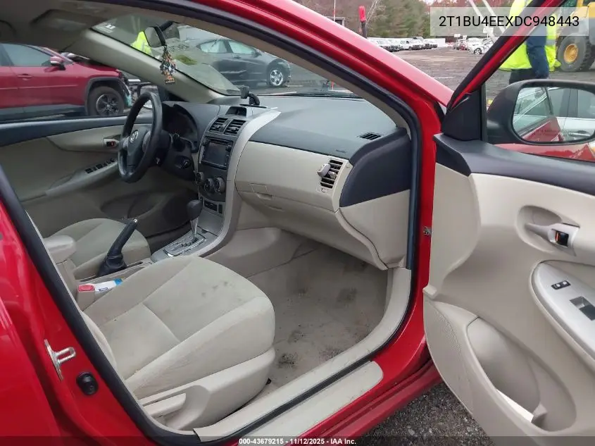 2T1BU4EEXDC948443 2013 Toyota Corolla Le