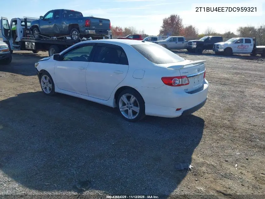 2T1BU4EE7DC959321 2013 Toyota Corolla S