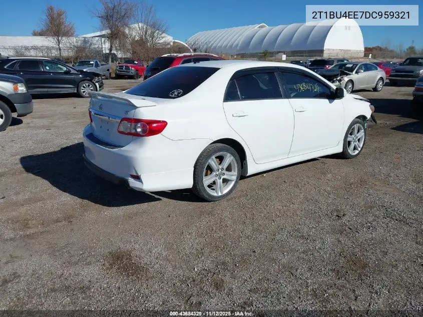 2T1BU4EE7DC959321 2013 Toyota Corolla S