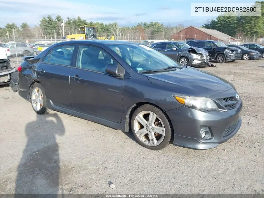 2T1BU4EE2DC982800 2013 Toyota Corolla S