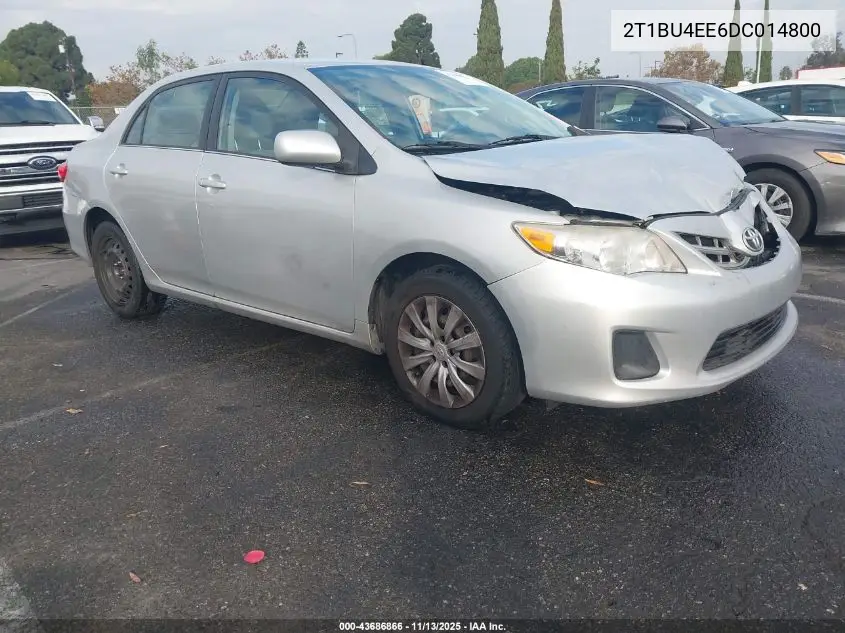 2T1BU4EE6DC014800 2013 Toyota Corolla Le