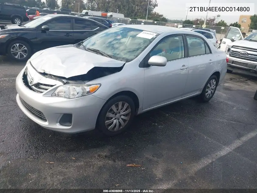 2T1BU4EE6DC014800 2013 Toyota Corolla Le