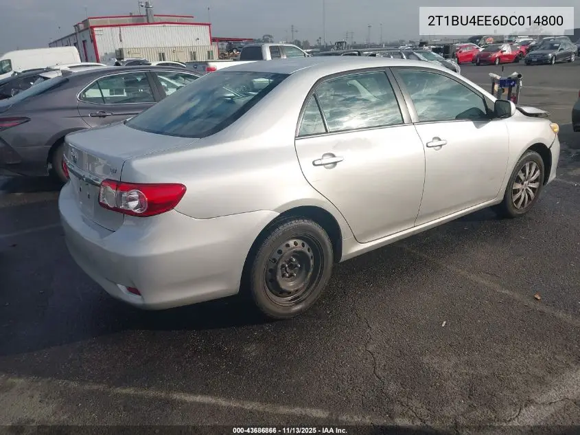 2T1BU4EE6DC014800 2013 Toyota Corolla Le