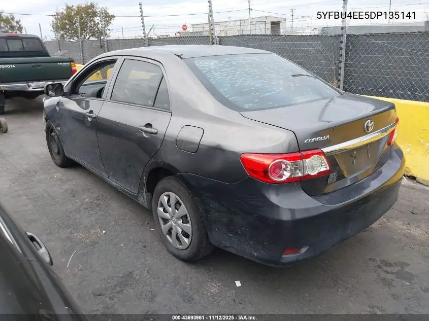 5YFBU4EE5DP135141 2013 Toyota Corolla L