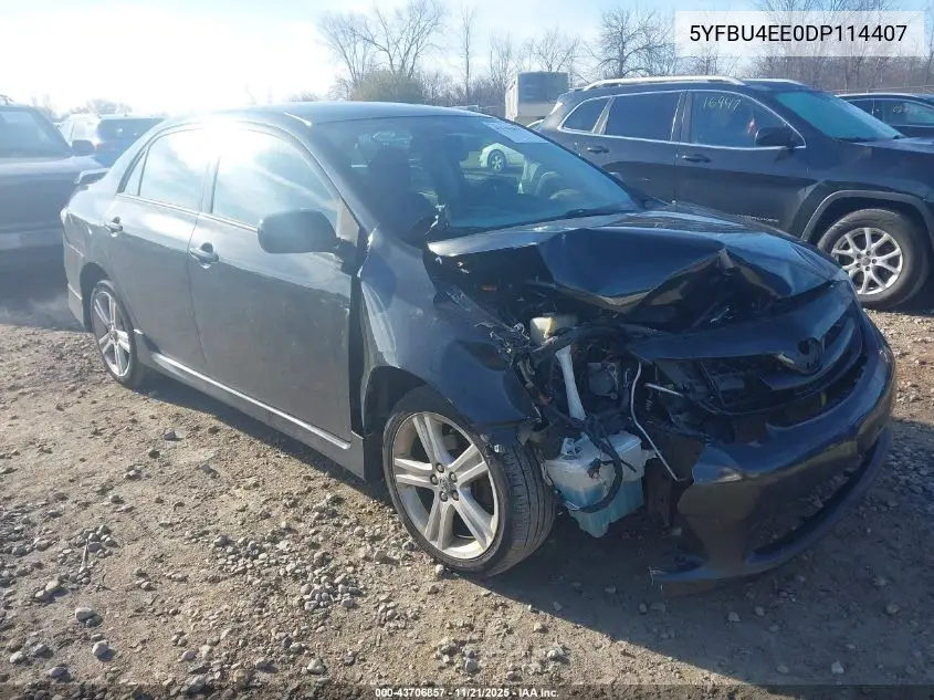 5YFBU4EE0DP114407 2013 Toyota Corolla S