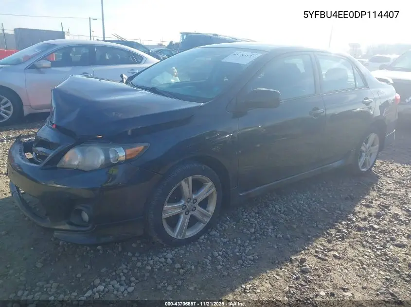 5YFBU4EE0DP114407 2013 Toyota Corolla S