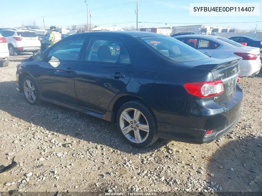 5YFBU4EE0DP114407 2013 Toyota Corolla S