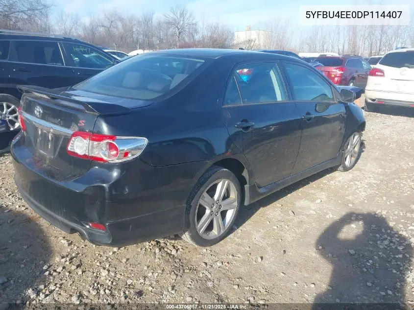 5YFBU4EE0DP114407 2013 Toyota Corolla S