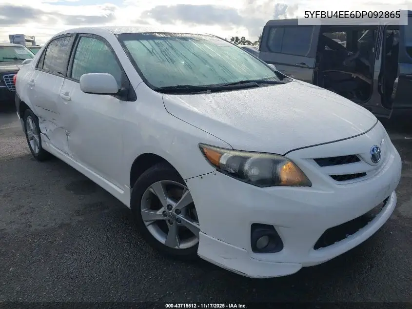 5YFBU4EE6DP092865 2013 Toyota Corolla S