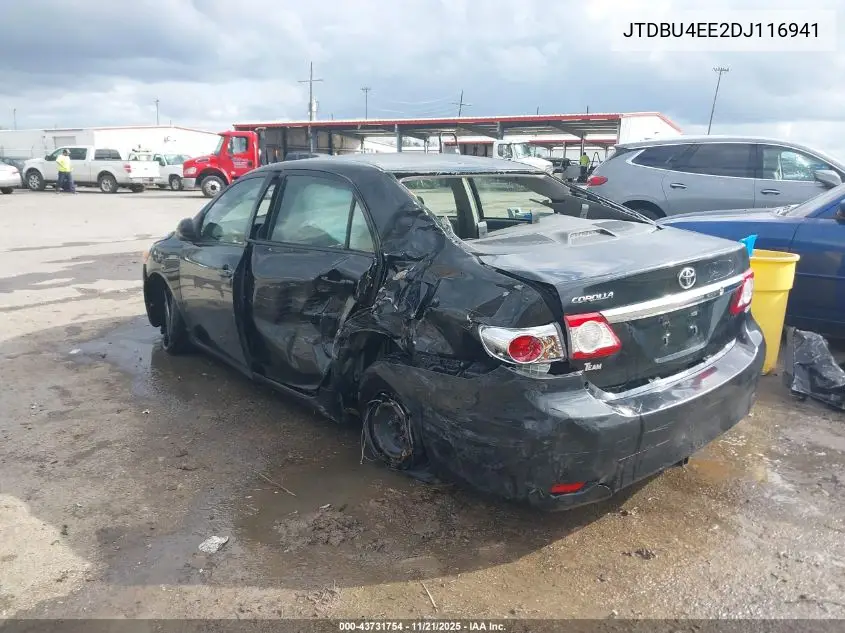 JTDBU4EE2DJ116941 2013 Toyota Corolla L