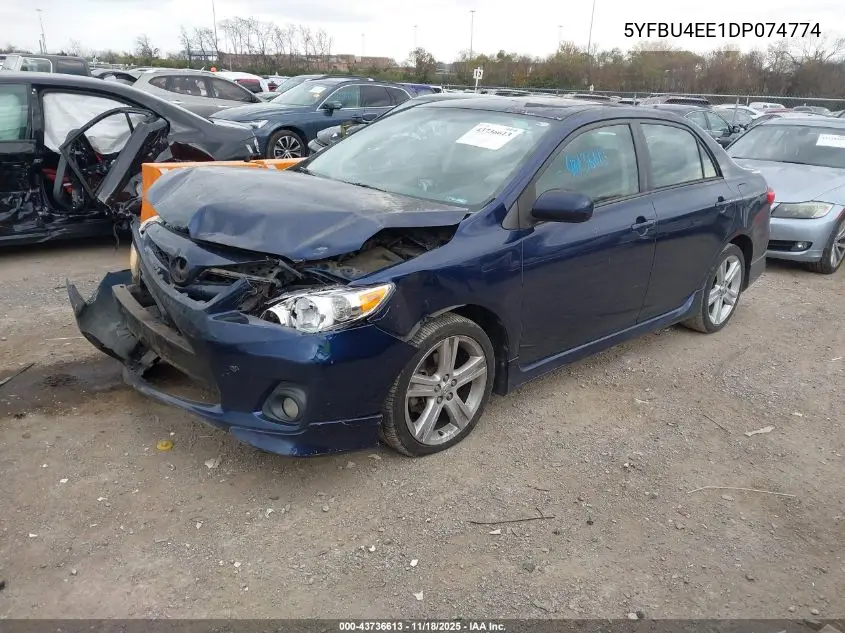5YFBU4EE1DP074774 2013 Toyota Corolla S