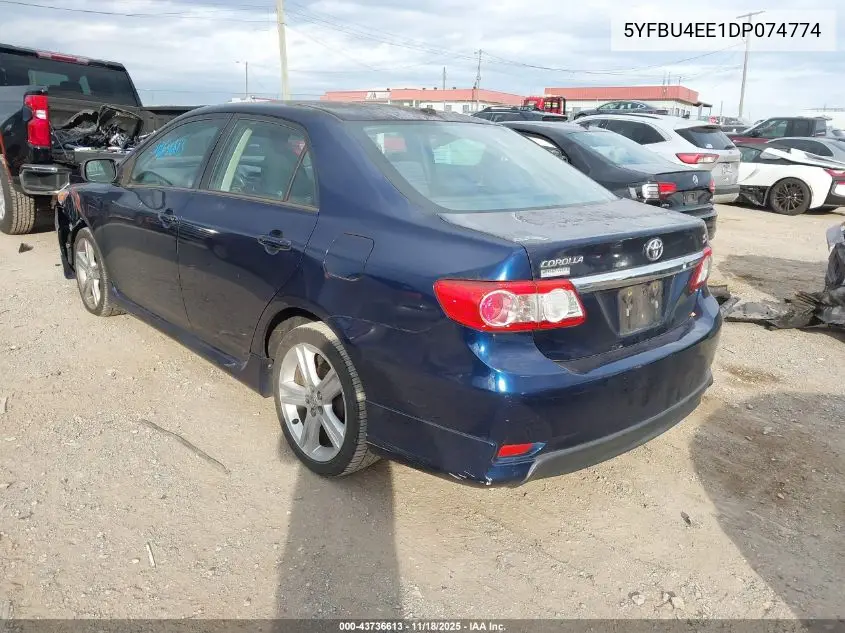 5YFBU4EE1DP074774 2013 Toyota Corolla S