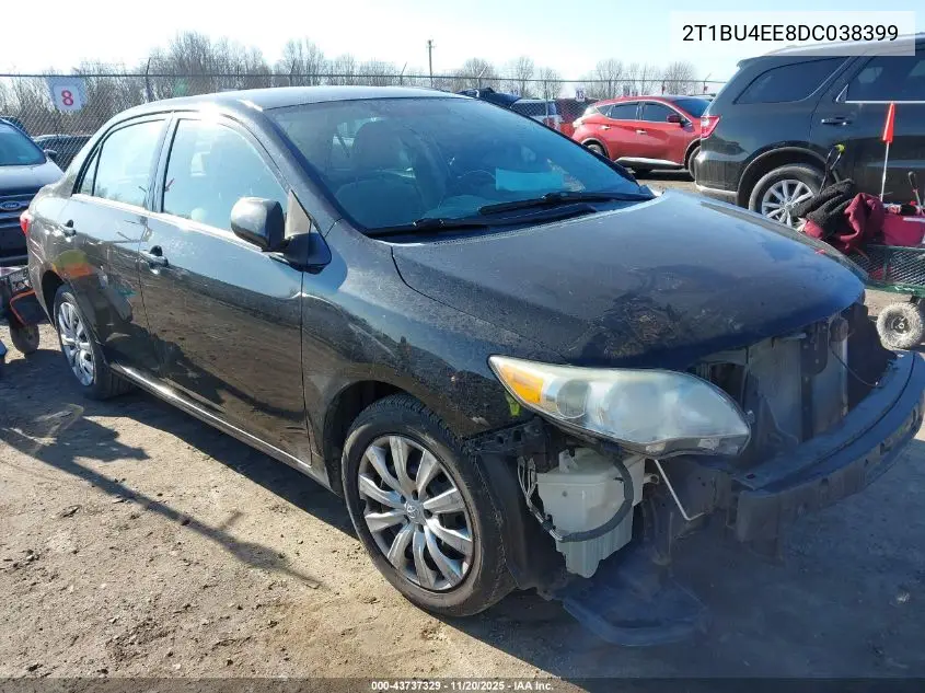 2T1BU4EE8DC038399 2013 Toyota Corolla Le