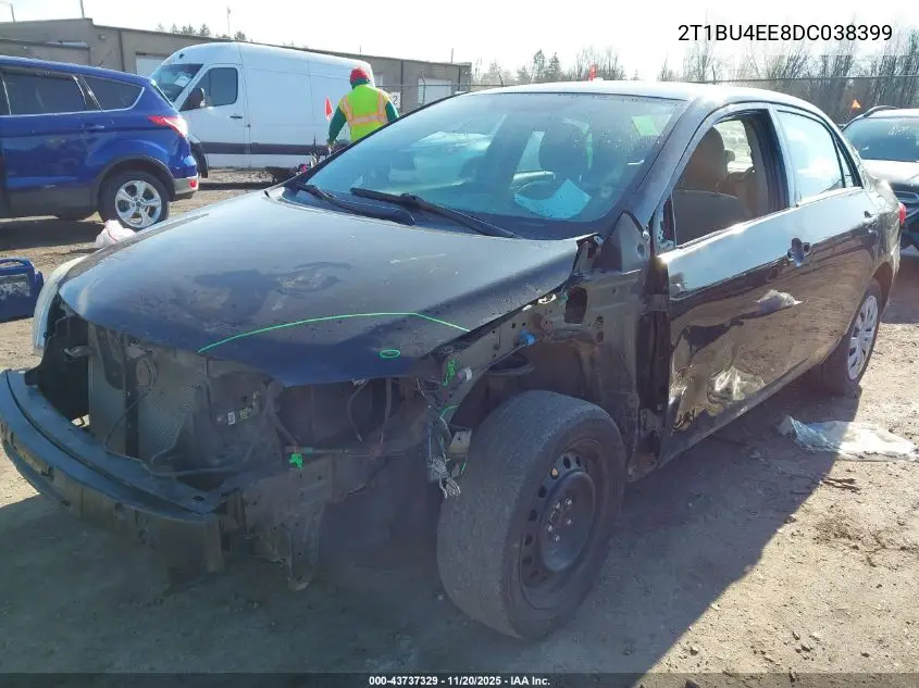 2T1BU4EE8DC038399 2013 Toyota Corolla Le
