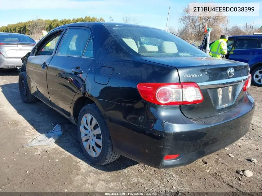 2T1BU4EE8DC038399 2013 Toyota Corolla Le