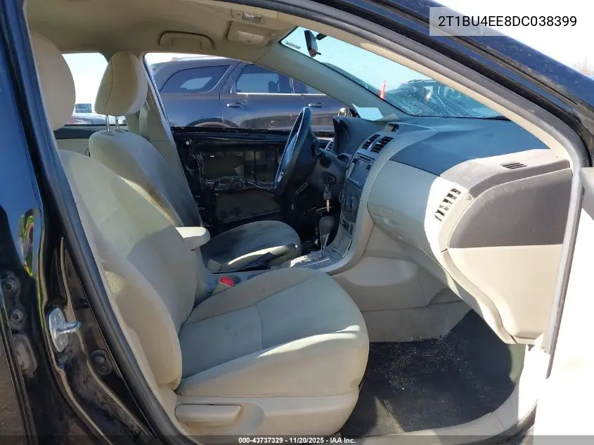 2T1BU4EE8DC038399 2013 Toyota Corolla Le