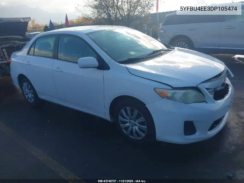 5YFBU4EE3DP105474 2013 Toyota Corolla Le