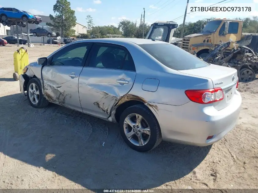 2T1BU4EEXDC973178 2013 Toyota Corolla Le