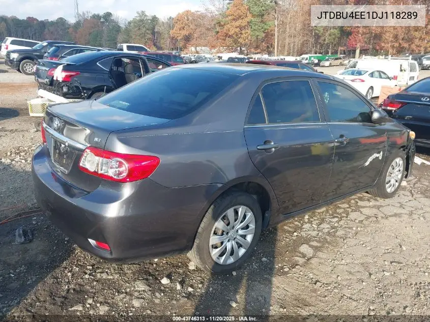 JTDBU4EE1DJ118289 2013 Toyota Corolla Le
