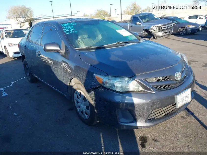 2T1BU4EE0DC116853 2013 Toyota Corolla L