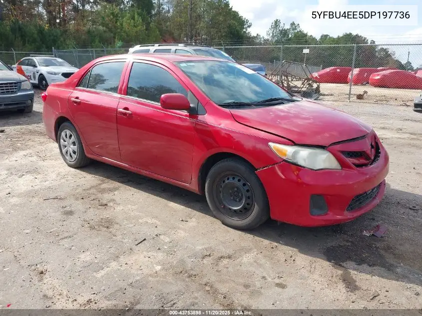 5YFBU4EE5DP197736 2013 Toyota Corolla L