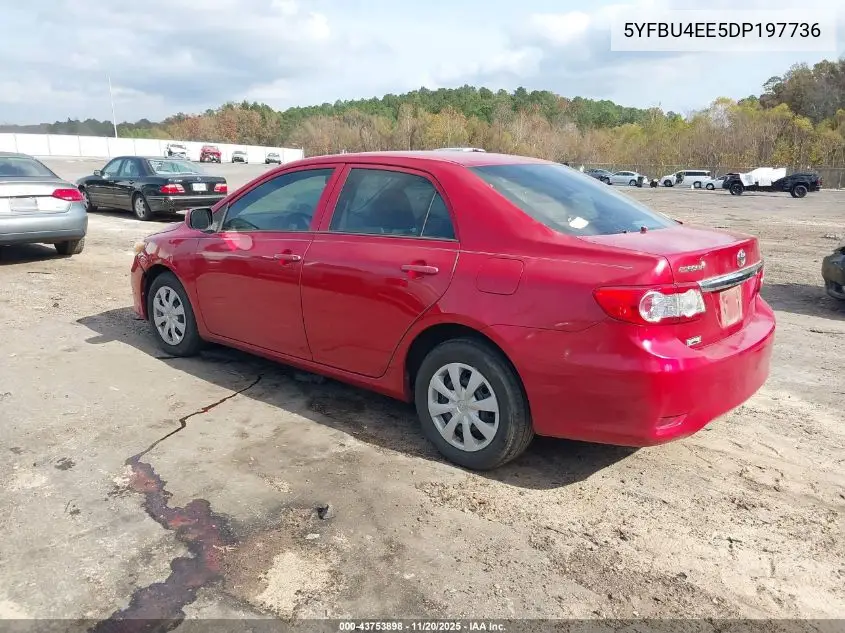 5YFBU4EE5DP197736 2013 Toyota Corolla L