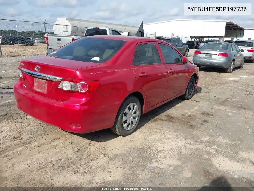 5YFBU4EE5DP197736 2013 Toyota Corolla L