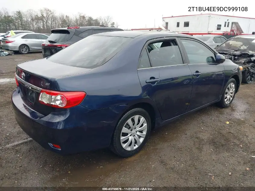 2T1BU4EE9DC999108 2013 Toyota Corolla Le