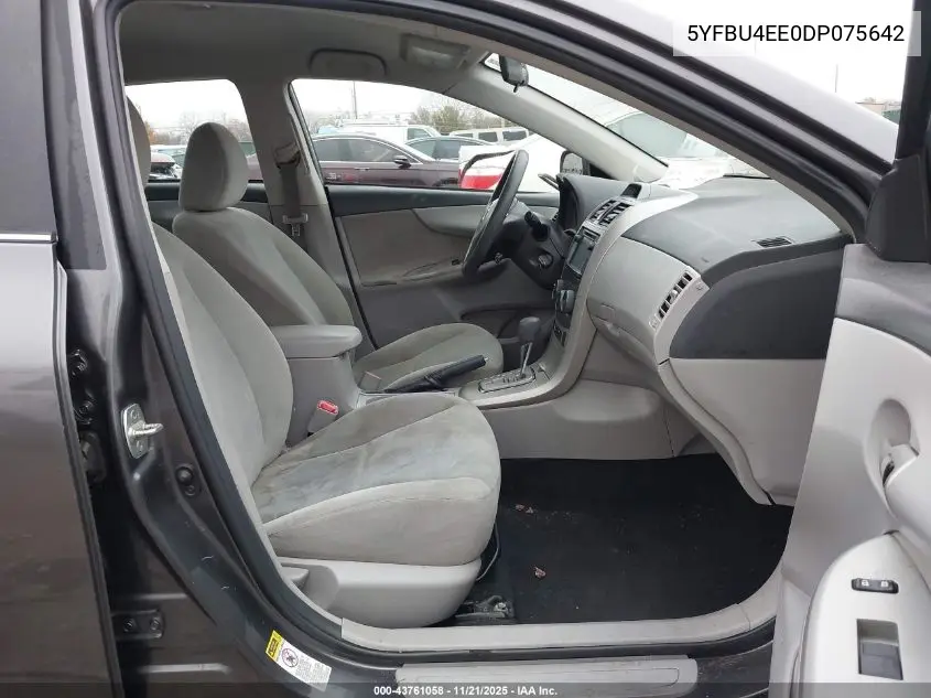 5YFBU4EE0DP075642 2013 Toyota Corolla Le