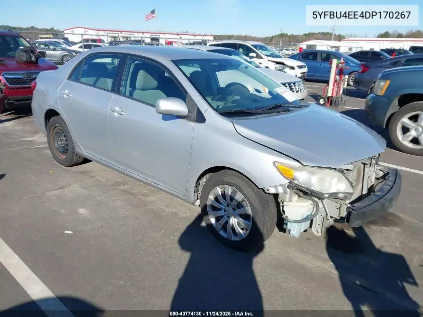 5YFBU4EE4DP170267 2013 Toyota Corolla Le