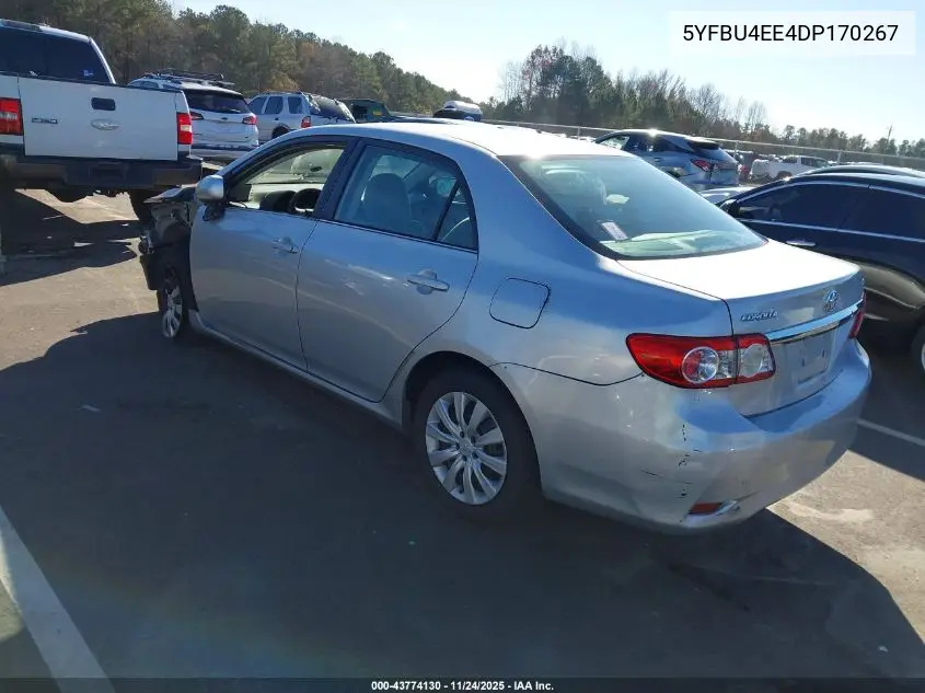 5YFBU4EE4DP170267 2013 Toyota Corolla Le