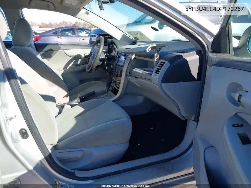 5YFBU4EE4DP170267 2013 Toyota Corolla Le
