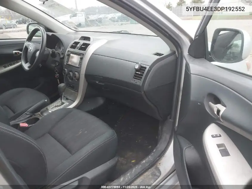 5YFBU4EE3DP192552 2013 Toyota Corolla S