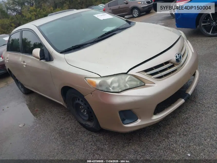 5YFBU4EE4DP150004 2013 Toyota Corolla Le