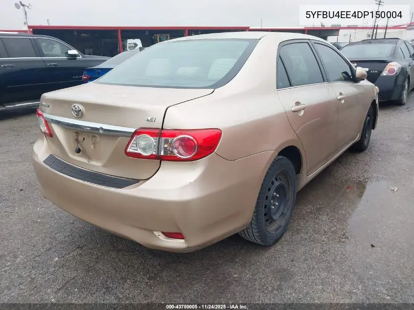 5YFBU4EE4DP150004 2013 Toyota Corolla Le
