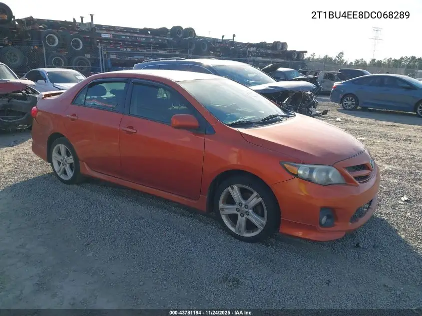 2T1BU4EE8DC068289 2013 Toyota Corolla S Special Edition