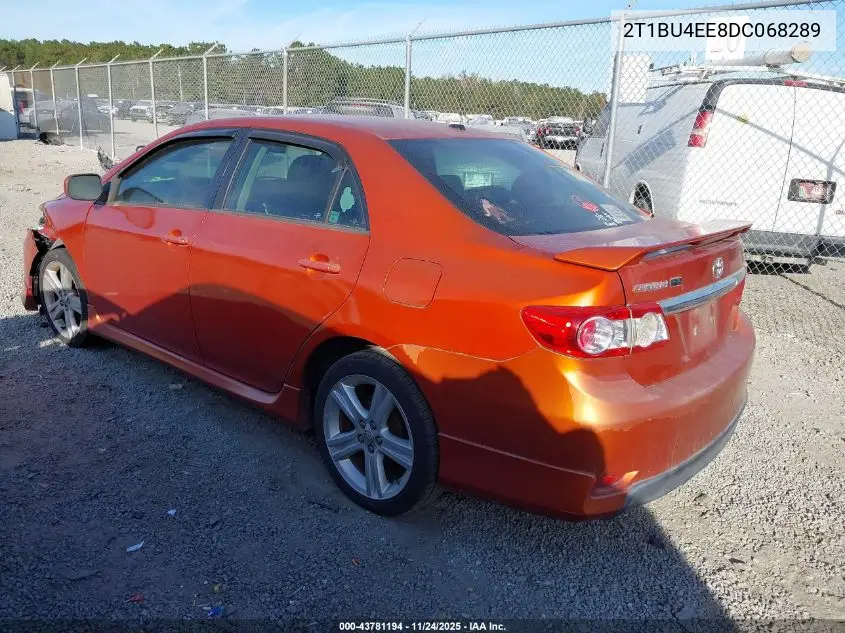 2T1BU4EE8DC068289 2013 Toyota Corolla S Special Edition
