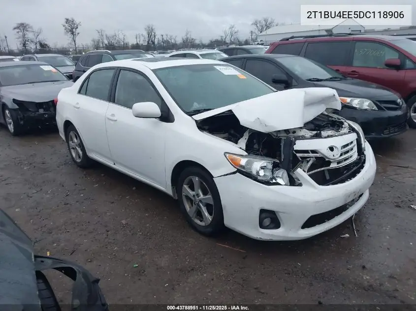 2T1BU4EE5DC118906 2013 Toyota Corolla Le