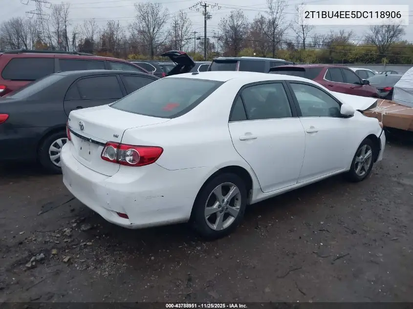 2T1BU4EE5DC118906 2013 Toyota Corolla Le