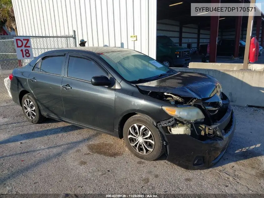 5YFBU4EE7DP170571 2013 Toyota Corolla L
