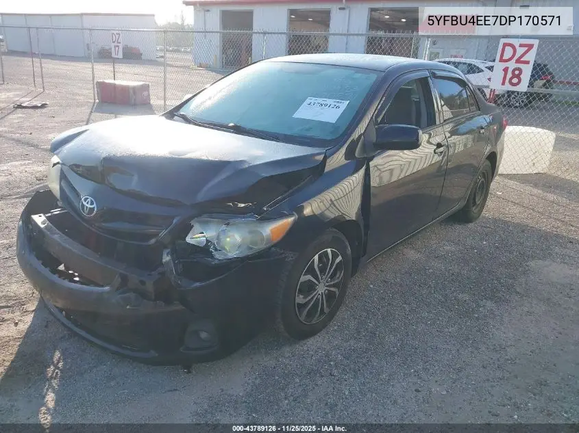 5YFBU4EE7DP170571 2013 Toyota Corolla L