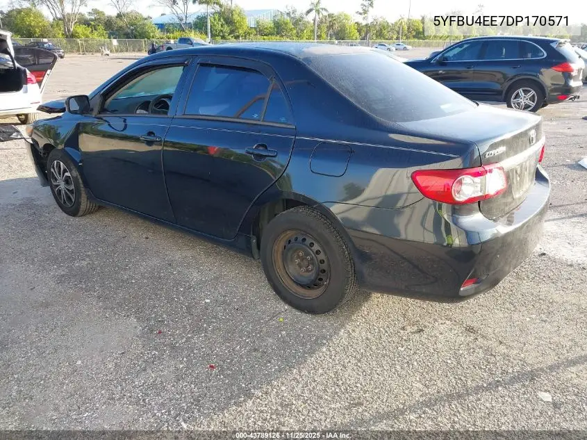 5YFBU4EE7DP170571 2013 Toyota Corolla L