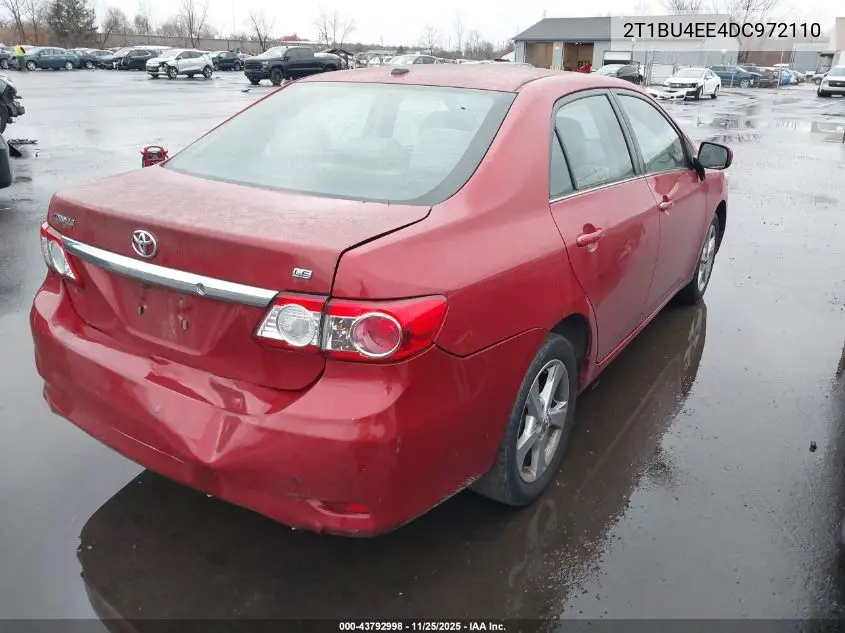 2T1BU4EE4DC972110 2013 Toyota Corolla Le
