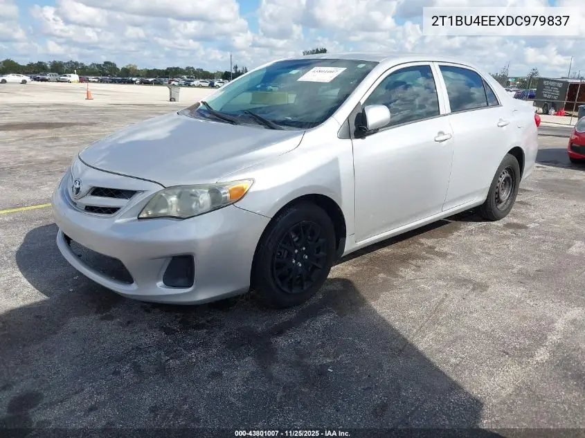 2T1BU4EEXDC979837 2013 Toyota Corolla L