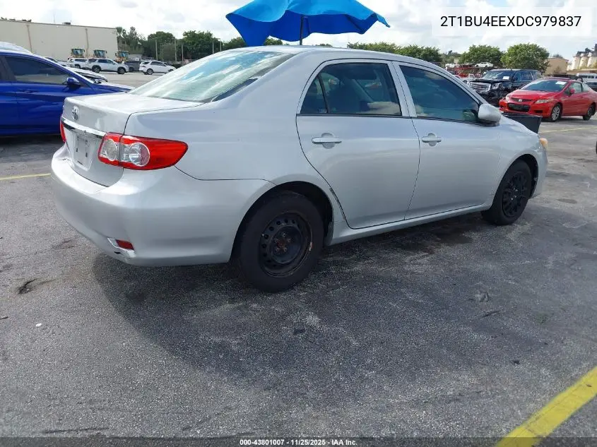 2T1BU4EEXDC979837 2013 Toyota Corolla L
