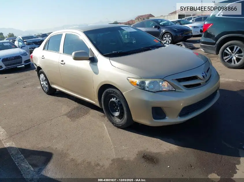 5YFBU4EE5DP098866 2013 Toyota Corolla L