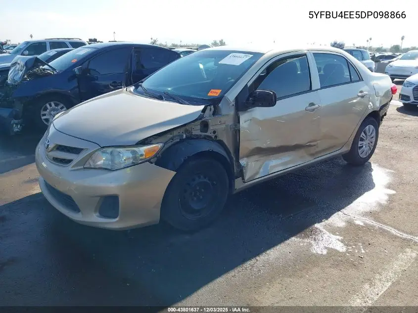 5YFBU4EE5DP098866 2013 Toyota Corolla L