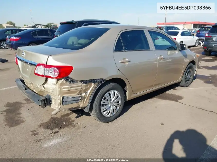 5YFBU4EE5DP098866 2013 Toyota Corolla L